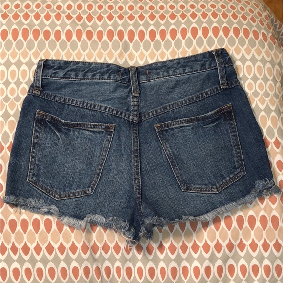 Free People High Waisted Denim Shorts - Picture 4 of 6